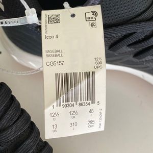 NWT brand new Mens size 13 Adidas Icon 4 baseball metal cleats spikes